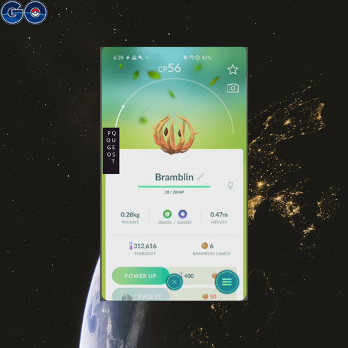 Pokémon bramblin tr - bramblin, go