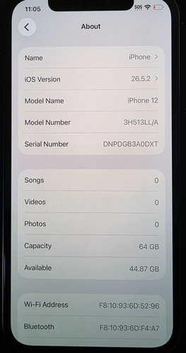 Mobile apple iphone 64 - 64, gb